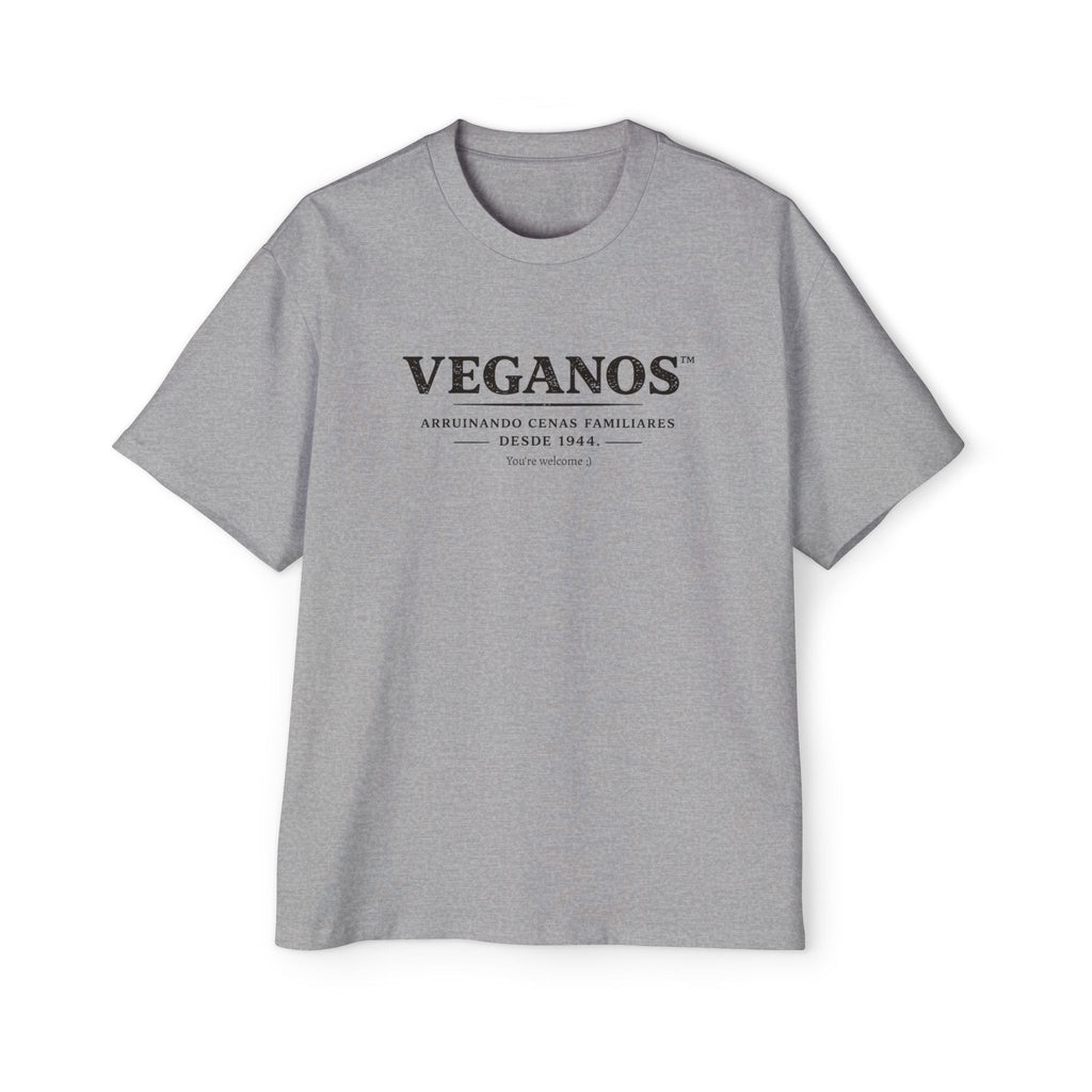 Polera Oversize "VEGANOS: Arruinando cenas familiares" — Unisex