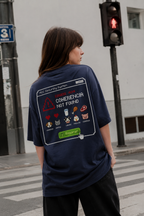 Polera Oversize "404 Coherencia Not Found" — Unisex