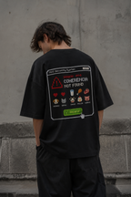 Polera Oversize "404 Coherencia Not Found" — Unisex