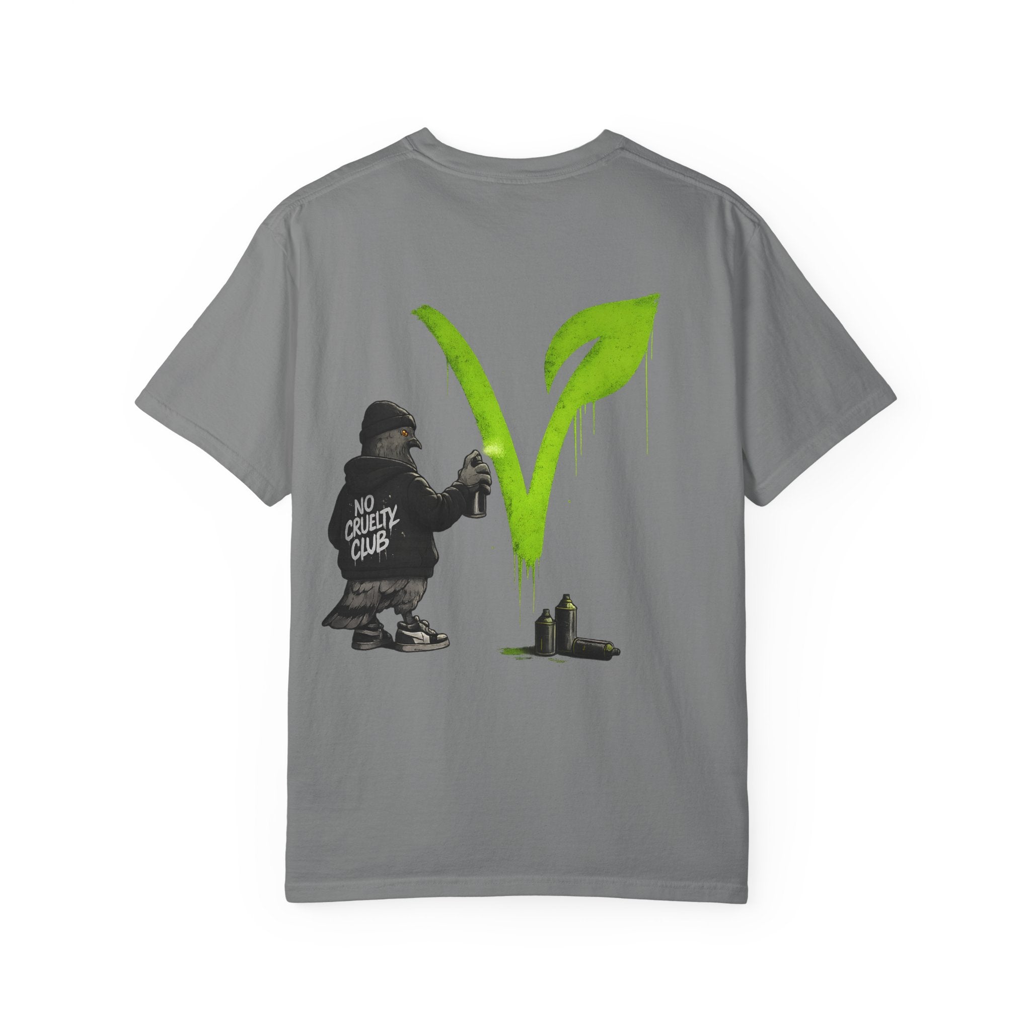 Polera Oversize V Vegan Grafiti Pidge — Unisex