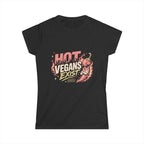 Polera Slim "Hot Vegans Exist" — Mujer