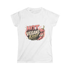 Polera Slim "Hot Vegans Exist" — Mujer