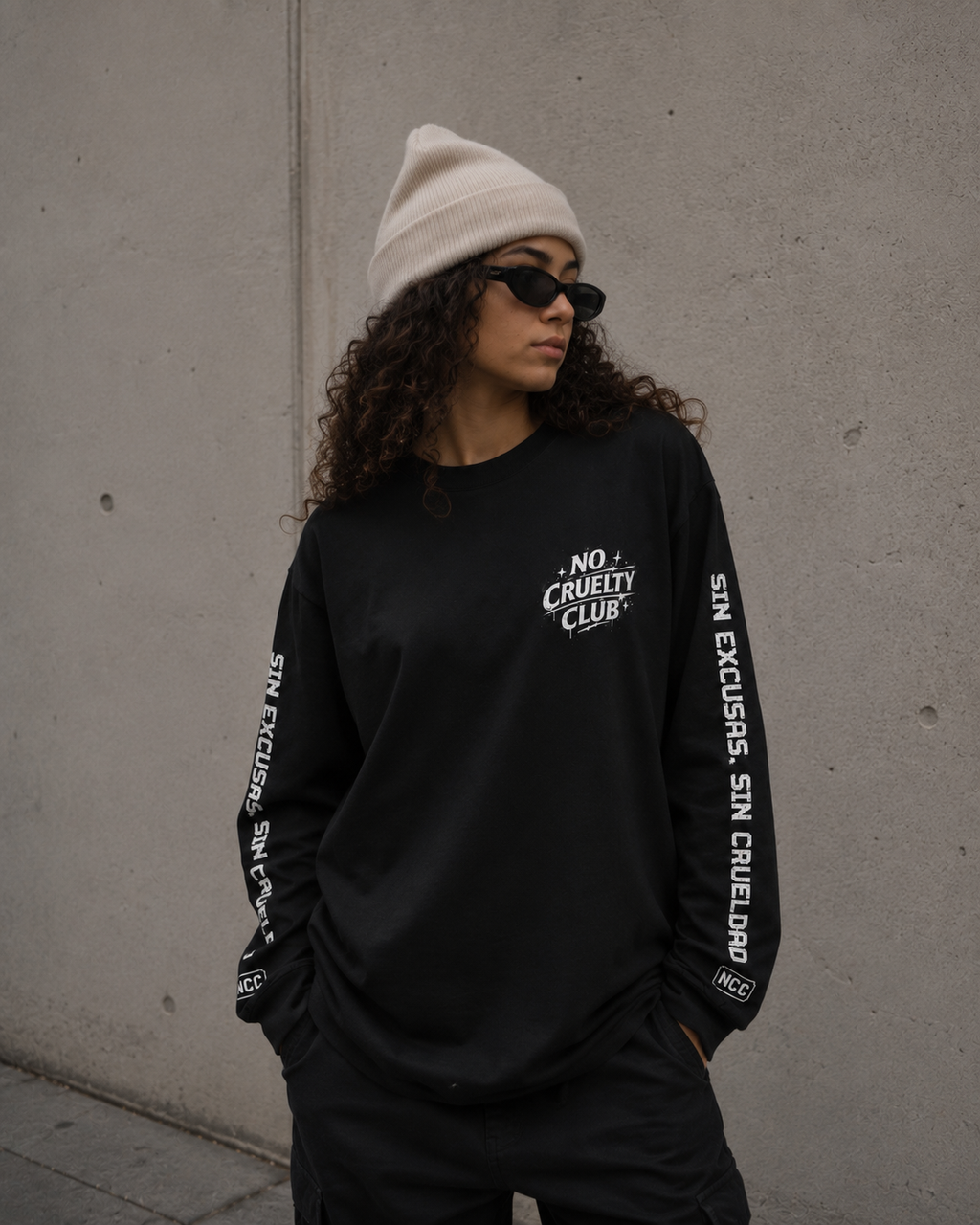 Polera Manga Larga Basic NCC — Unisex