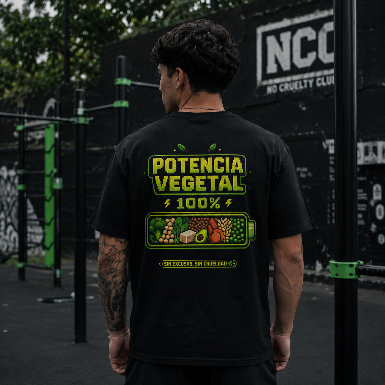 Polera Normal Fit "Potencia vegetal"— Unisex
