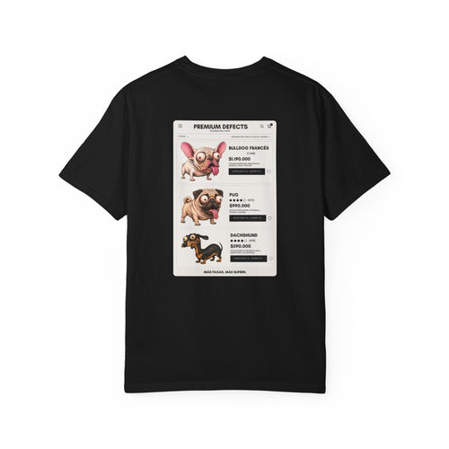 Polera normal fit "Perros: Premium Defects" - Unisex