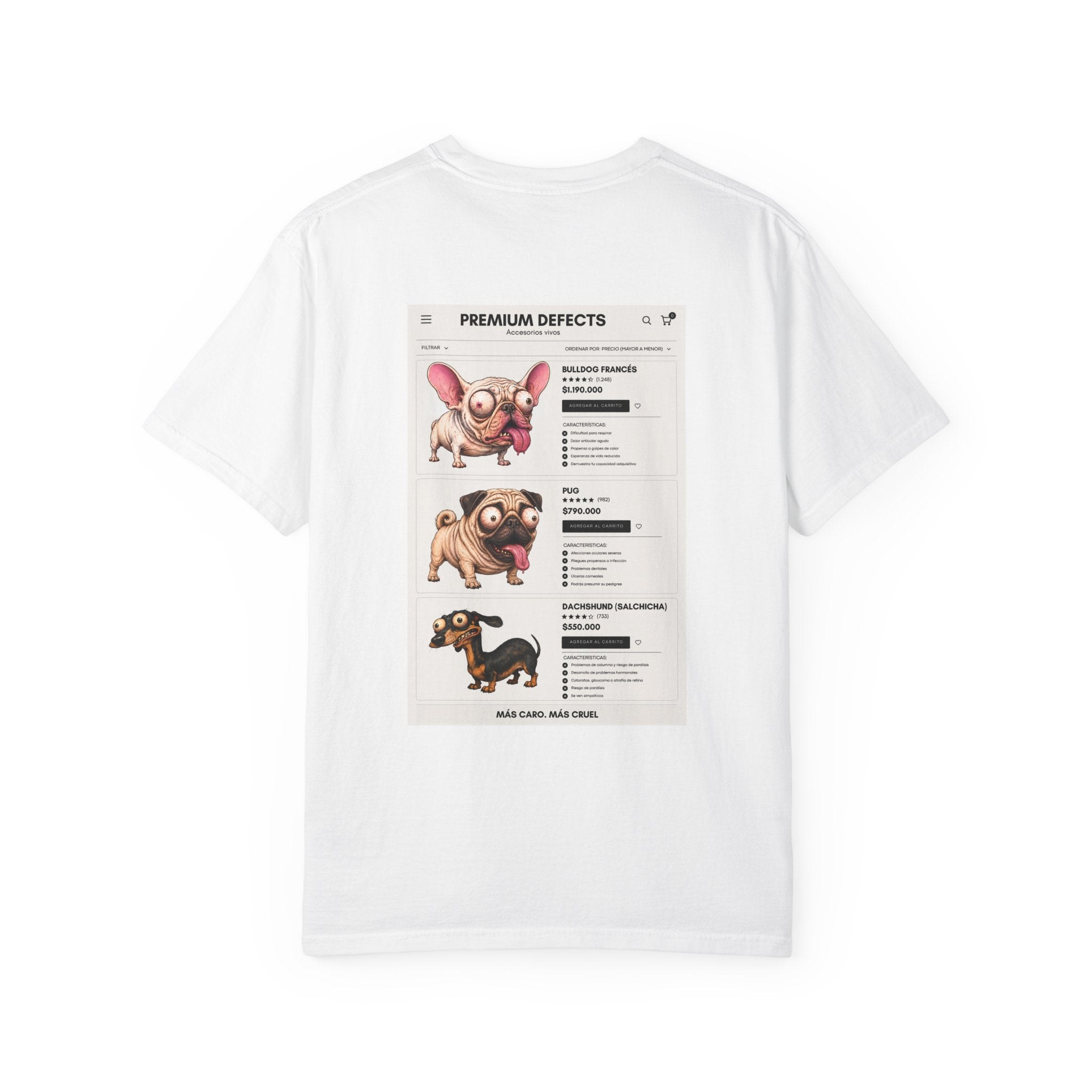 Polera Normal Fit "Perros - Premium Defects"