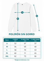 Polerón Polo Sin Gorro Basic NCC — Unisex