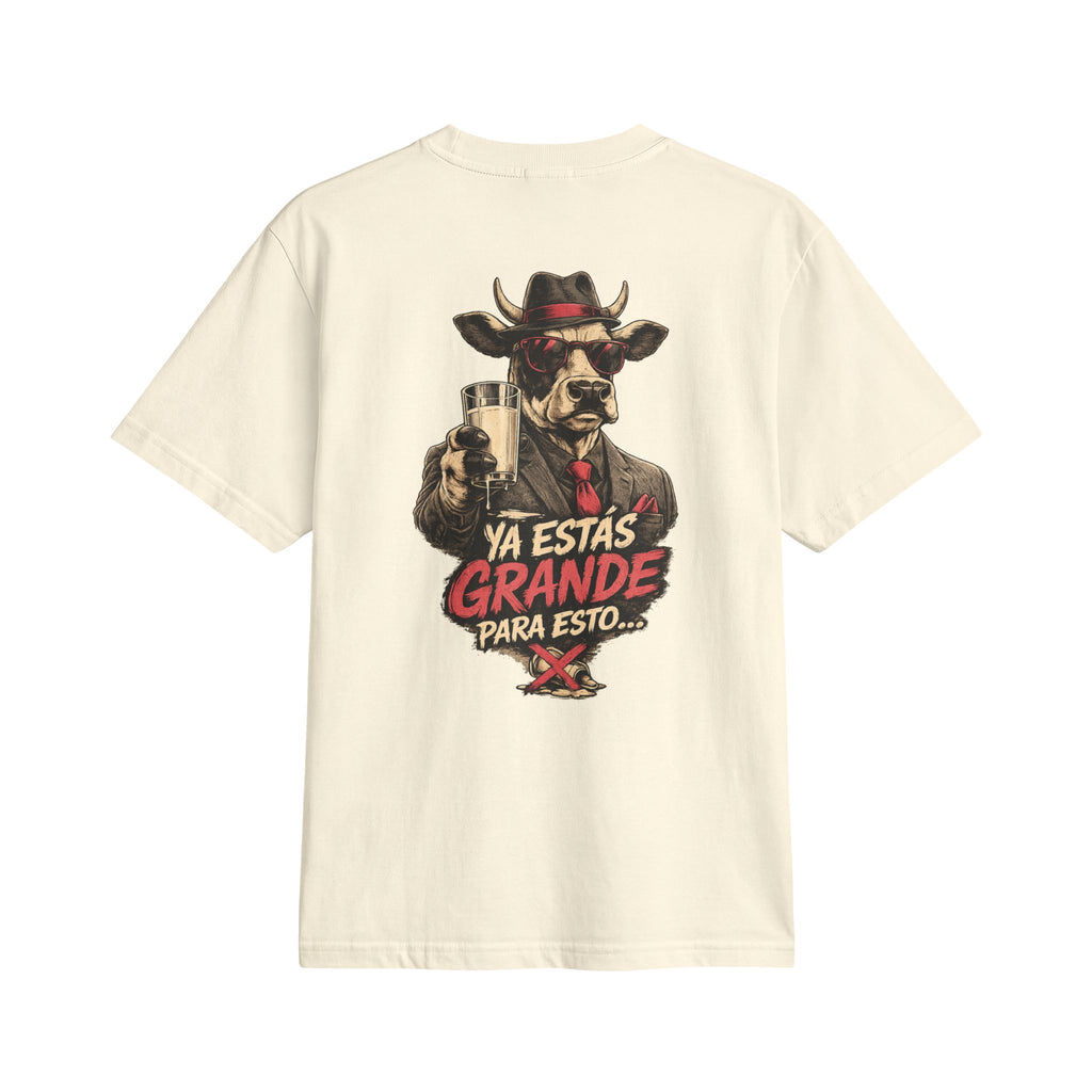 Polera Normal Fit "Ya estás grande"— Unisex